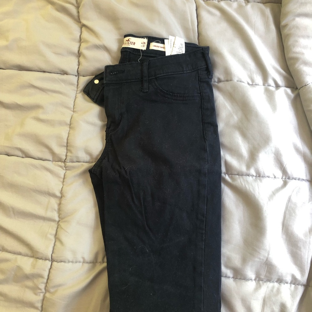 Hollister navy blue jeans size 3